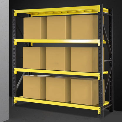 Shelf warehouse storage multi-layer DIY combination thickened shelf display storage heavy-duty load-bearing subway shelf