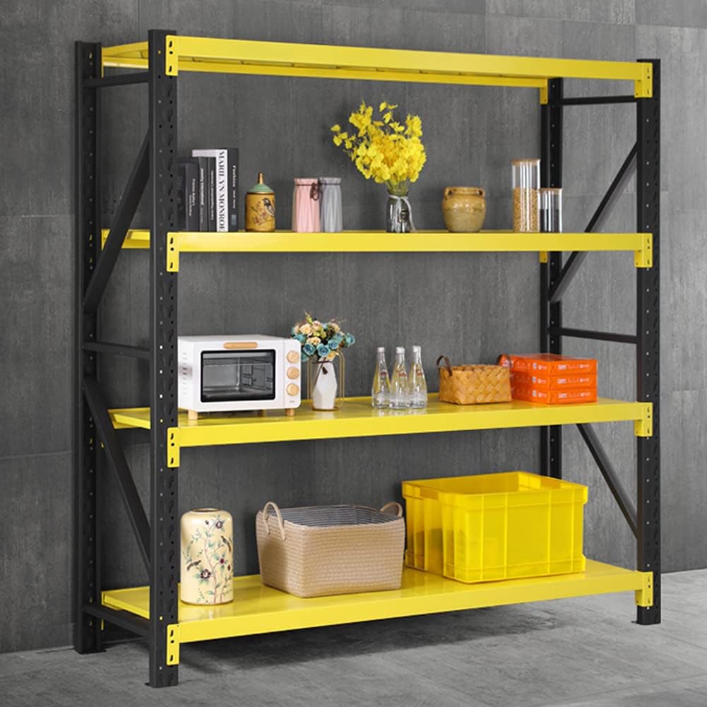 Shelf warehouse storage multi-layer DIY combination thickened shelf display storage heavy-duty load-bearing subway shelf