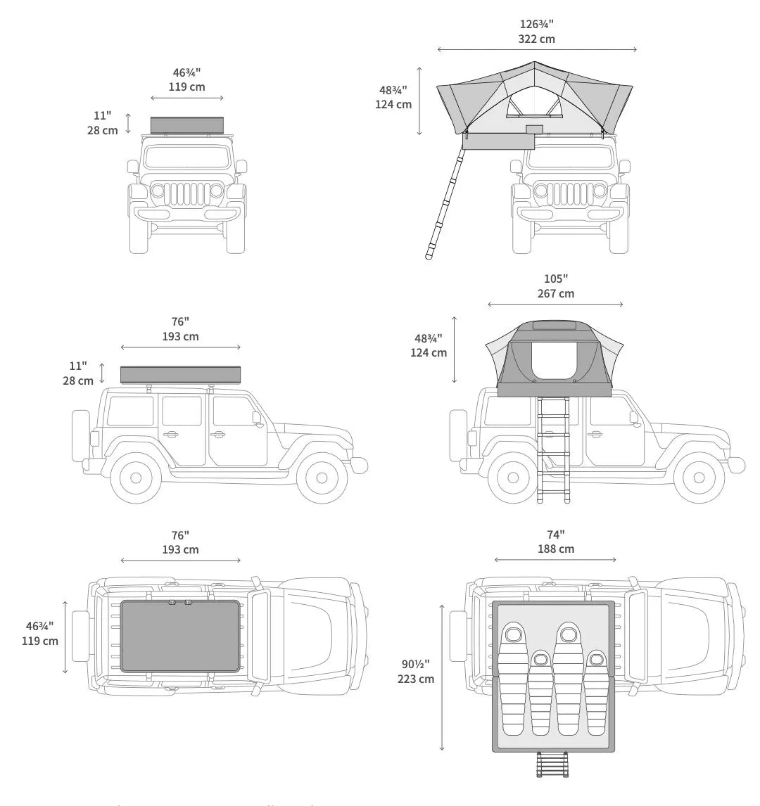 Instant Adventure Rooftop Tent