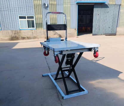 🔥Manufacturer Promotions✨Portable electric hydraulic lifting flatbed handcart